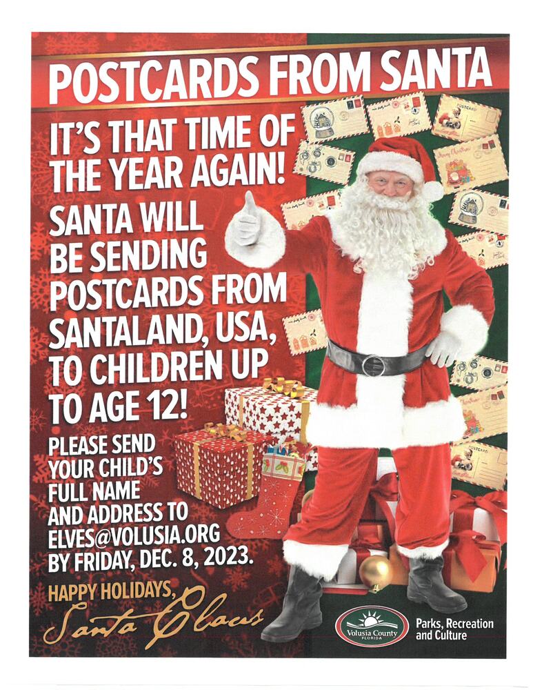 Postcards From Santa. All above text included.